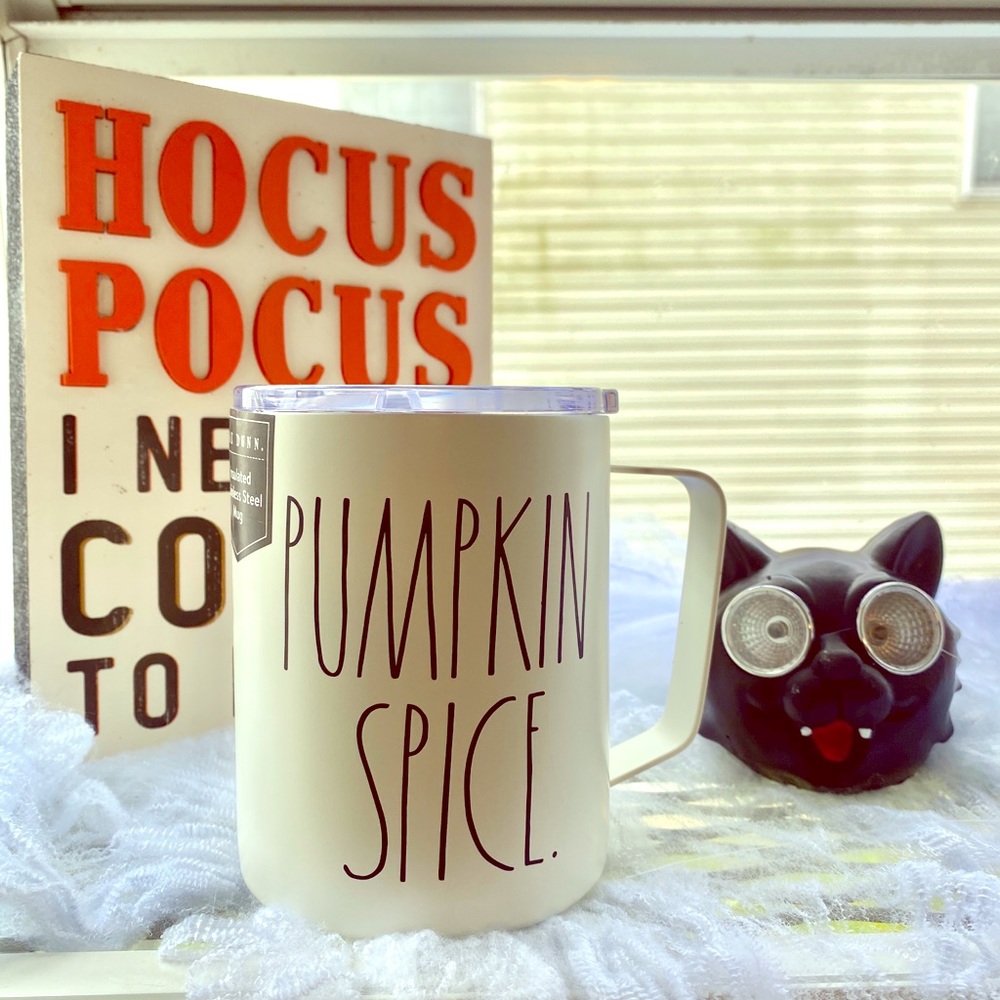 Rae Dunn • Insulated Mug • “Pumpkin Spice” 🎃